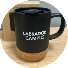 Labrador Campus Black Travel Mug
